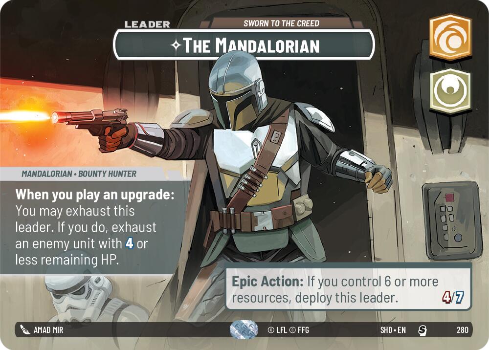 The Mandalorian - Sworn To The Creed (280) (Showcase) (280) [Shadows of the Galaxy] | Exor Games New Glasgow