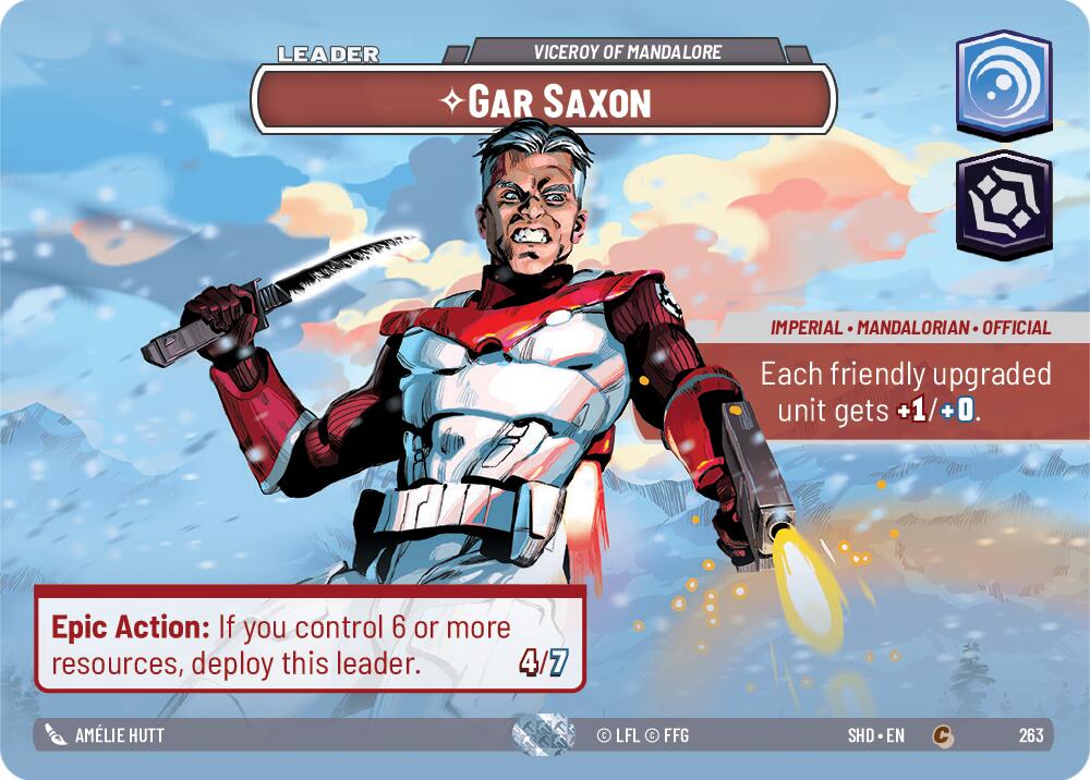 Gar Saxon - Viceroy of Mandalore (263) (Showcase) (263) [Shadows of the Galaxy] | Exor Games New Glasgow
