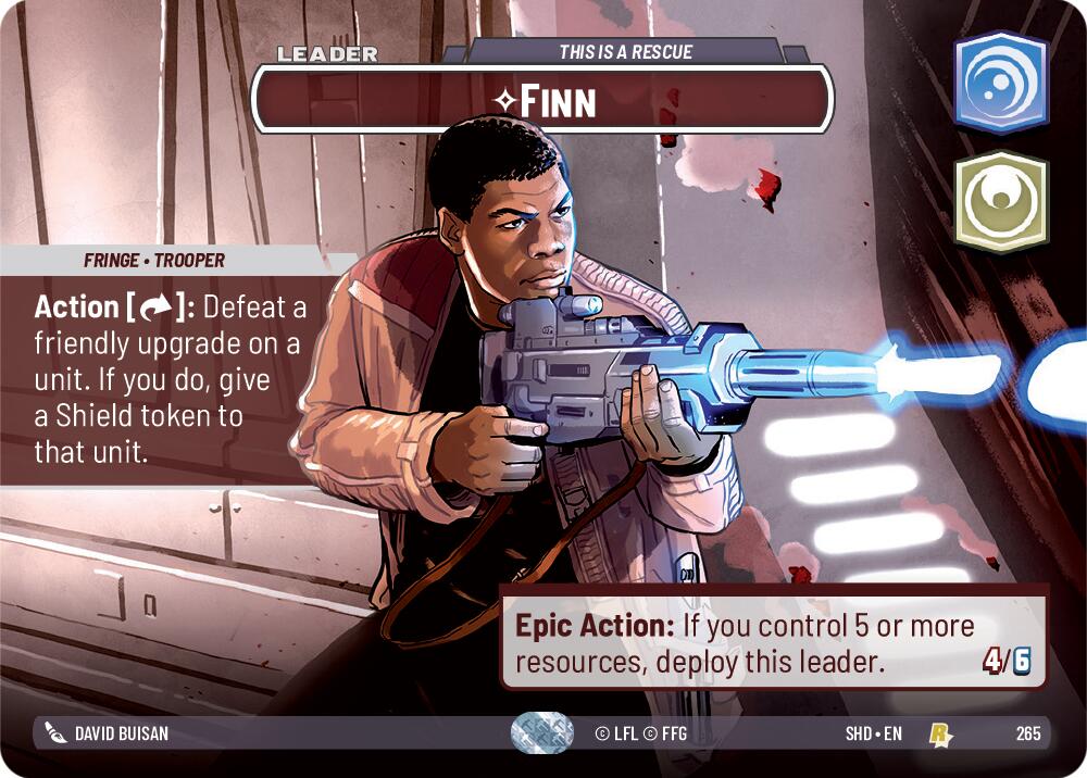 Finn - This is a Rescue (265) (Showcase) (265) [Shadows of the Galaxy] | Exor Games New Glasgow