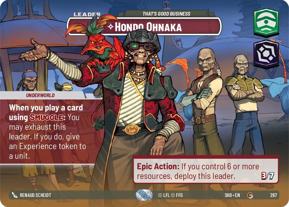 Hondo Ohnaka - That's Good Business (267) (Showcase) (267) [Shadows of the Galaxy] | Exor Games New Glasgow