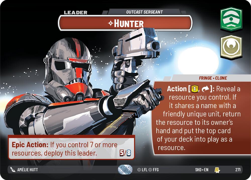 Hunter - Outcast Sergeant (271) (Showcase) (271) [Shadows of the Galaxy] | Exor Games New Glasgow