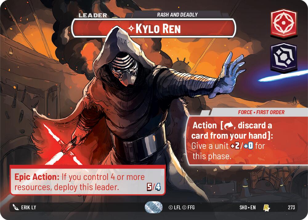 Kylo Ren - Rash and Deadly (273) (Showcase) (273) [Shadows of the Galaxy] | Exor Games New Glasgow