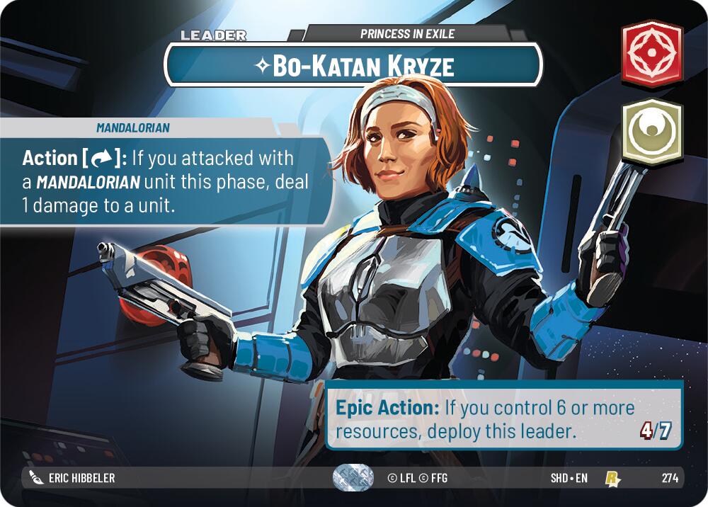 Bo-Katan Kryze - Princess in Exile (274) (Showcase) (274) [Shadows of the Galaxy] | Exor Games New Glasgow