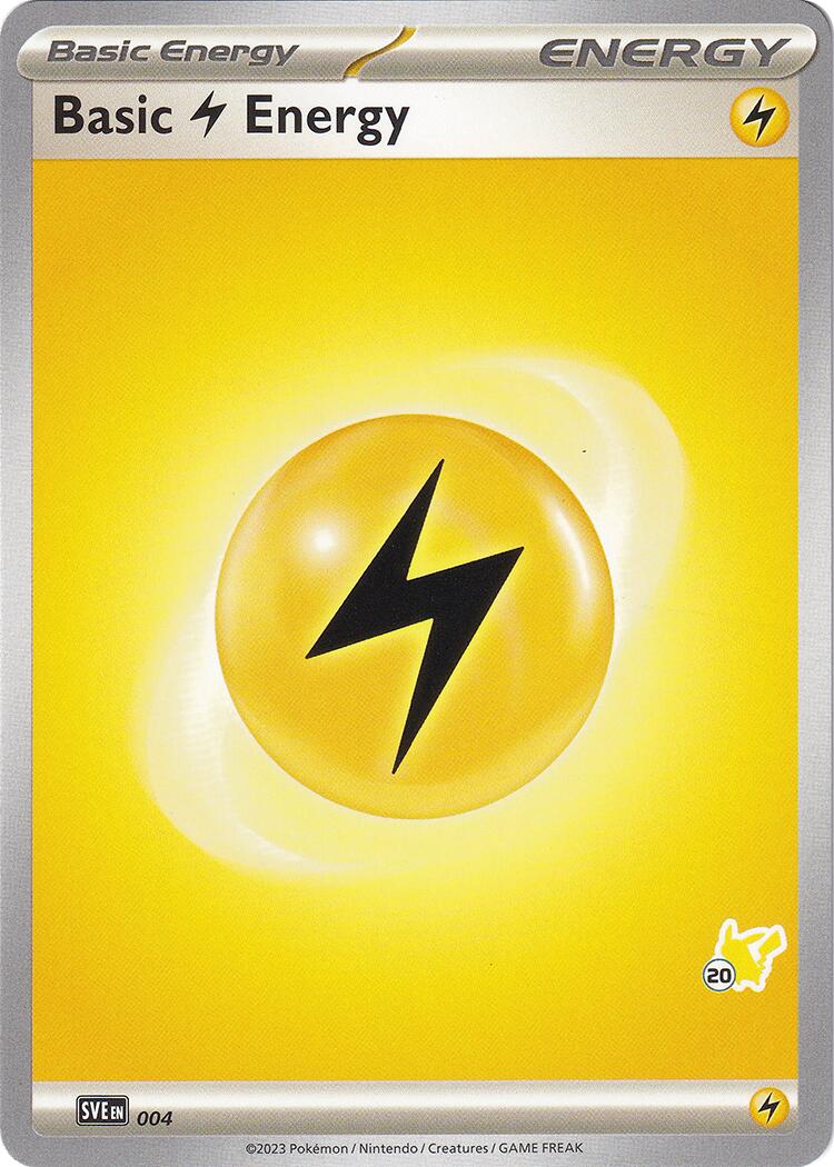 Basic Lightning Energy (004) (Pikachu Stamp #20) [Battle Academy 2024] | Exor Games New Glasgow