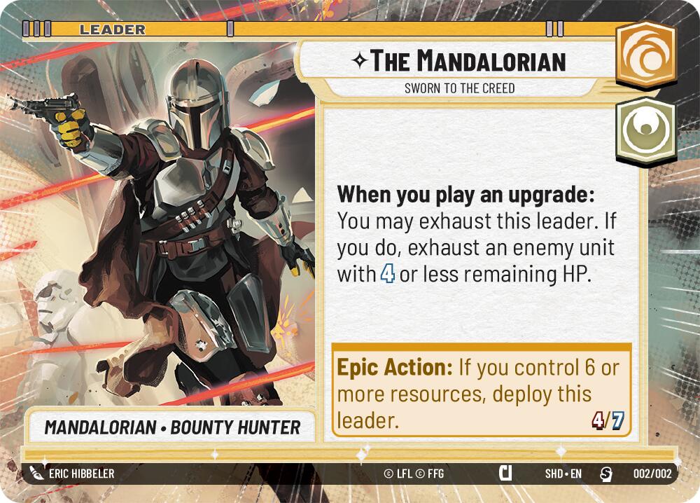 The Mandalorian - Sworn To The Creed (002/002) (Hyperspace) (Prerelease Promos) (002/002) [Shadows of the Galaxy Promos] | Exor Games New Glasgow