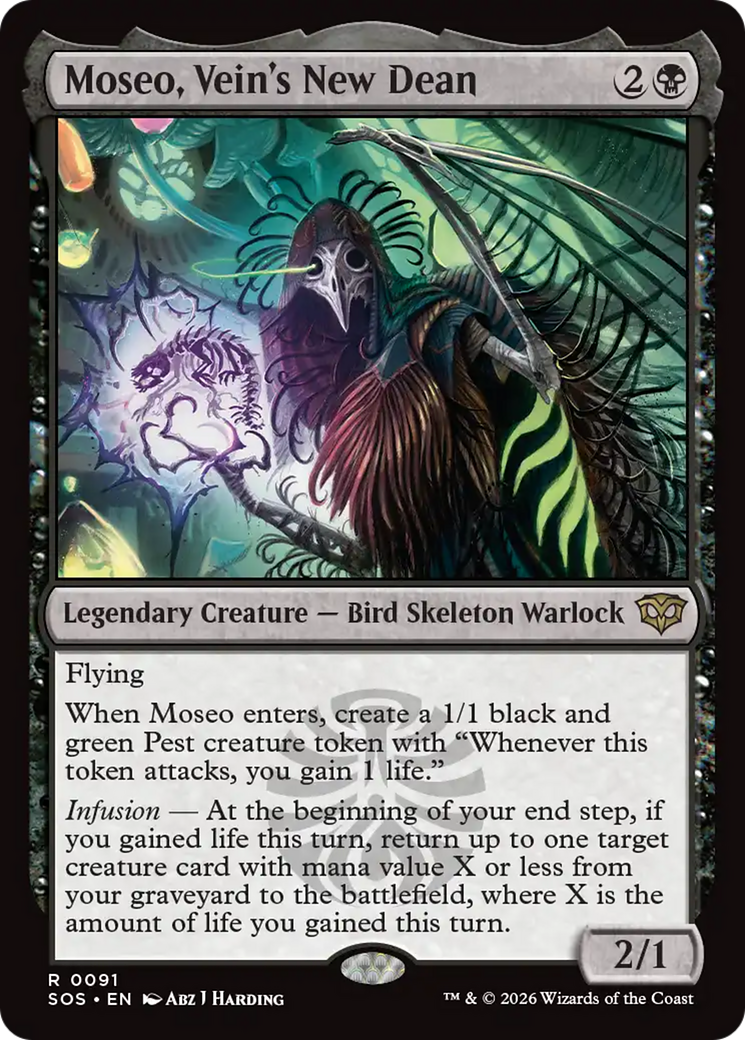 Moseo, Vein's New Dean [Secrets of Strixhaven] | Exor Games New Glasgow
