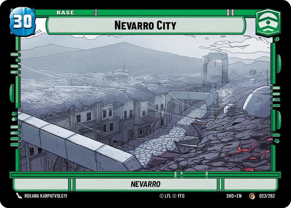 Nevarro City // Shield (022 // T02) (022 // T02) [Shadows of the Galaxy] | Exor Games New Glasgow