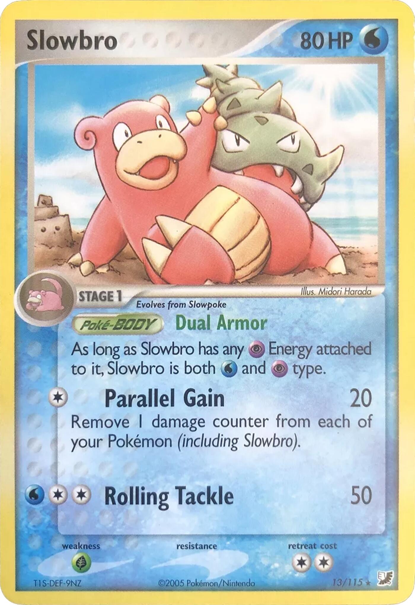 Slowbro (13/115) (Theme Deck Exclusives) [EX: Unseen Forces] | Exor Games New Glasgow