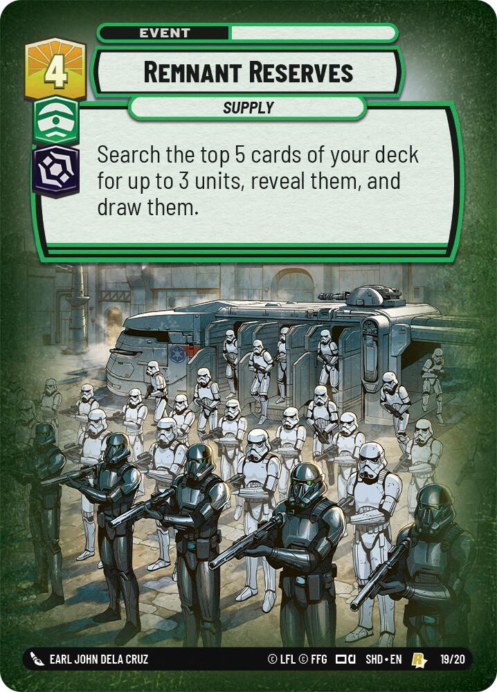 Remnant Reserves (19/20) [Shadows of the Galaxy: Weekly Play] | Exor Games New Glasgow