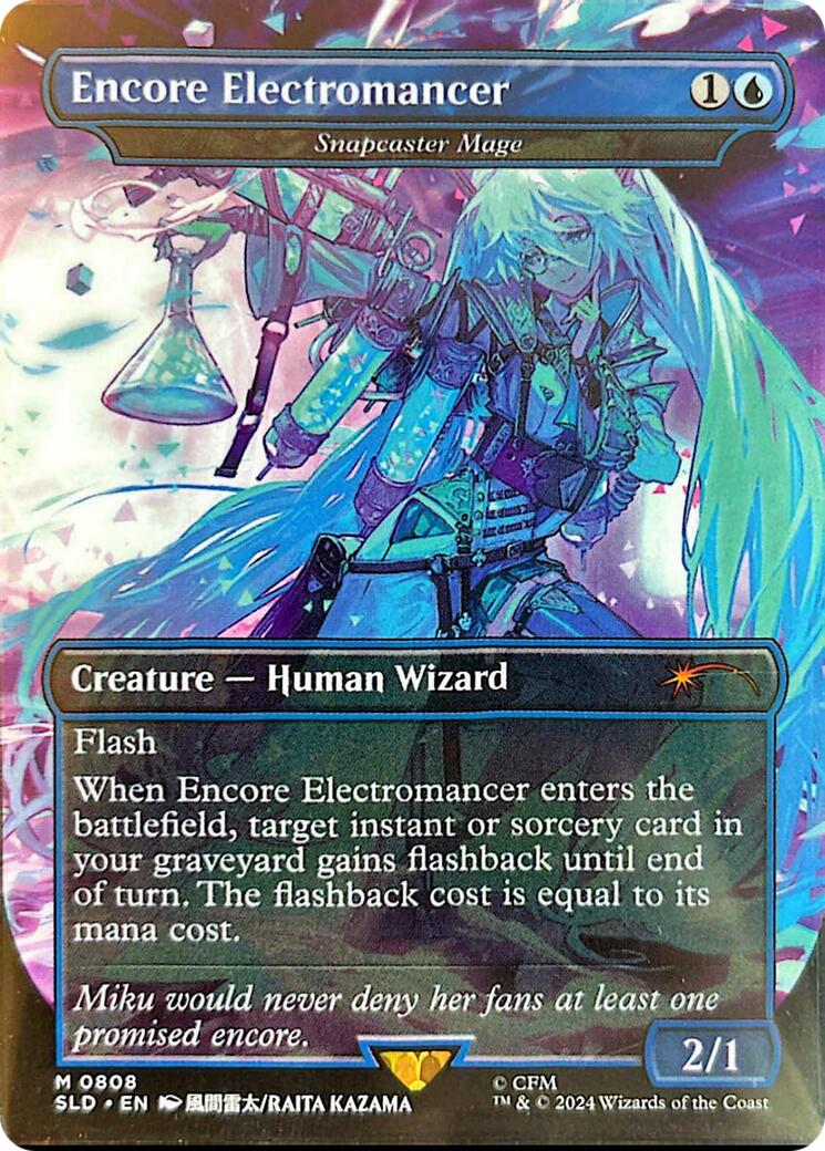 Encore Electromancer - Snapcaster Mage (Rainbow Foil) [Secret Lair Drop Series] | Exor Games New Glasgow