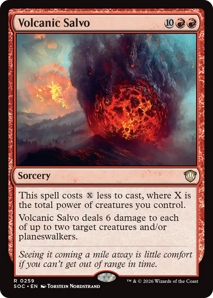 Volcanic Salvo [Secrets of Strixhaven Commander] | Exor Games New Glasgow