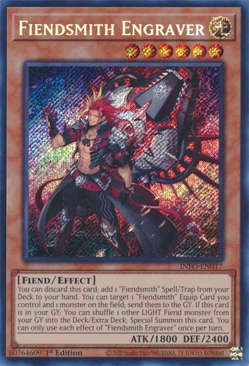 Fiendsmith Engraver [INFO-EN017] Secret Rare | Exor Games New Glasgow