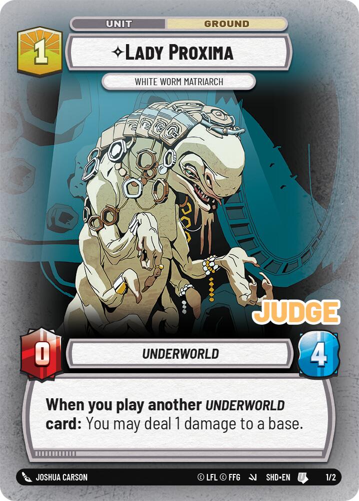 Lady Proxima - White Worm Matriarch (255/262) (255/262) [Judge Promos] | Exor Games New Glasgow