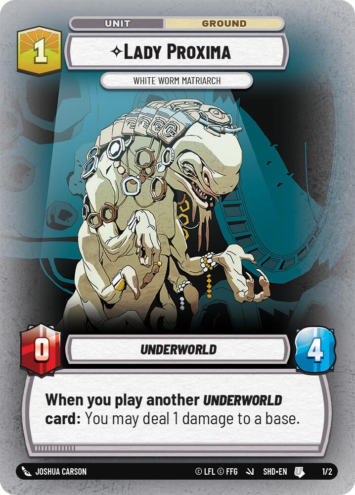 Lady Proxima - White Worm Matriarch (1/2) (1/2) [Store Showdown Promos] | Exor Games New Glasgow