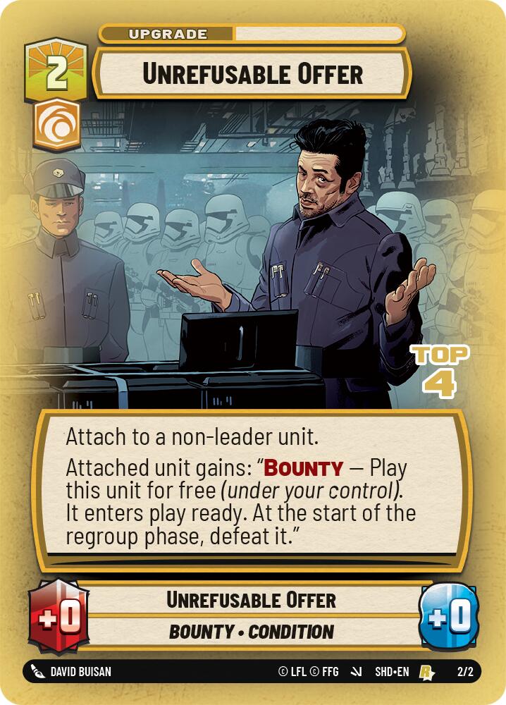 Unrefusable Offer (2/2) (Top 4) (2/2) [Store Showdown Promos] | Exor Games New Glasgow
