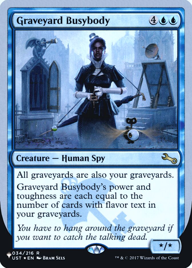 Graveyard Busybody (Unfinity Foil Edition) [The List] | Exor Games New Glasgow