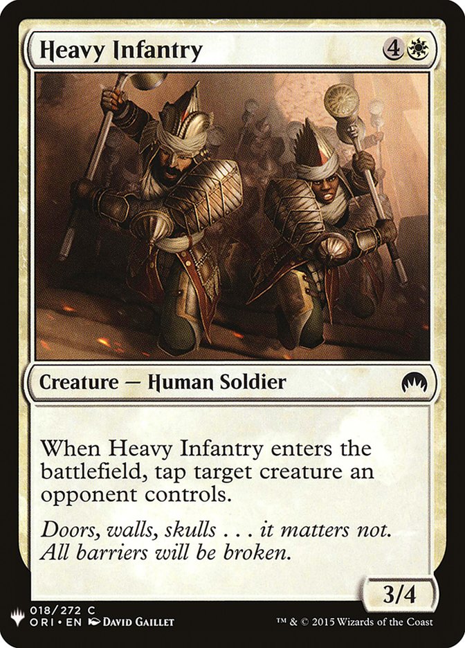 Heavy Infantry [Mystery Booster] | Exor Games New Glasgow