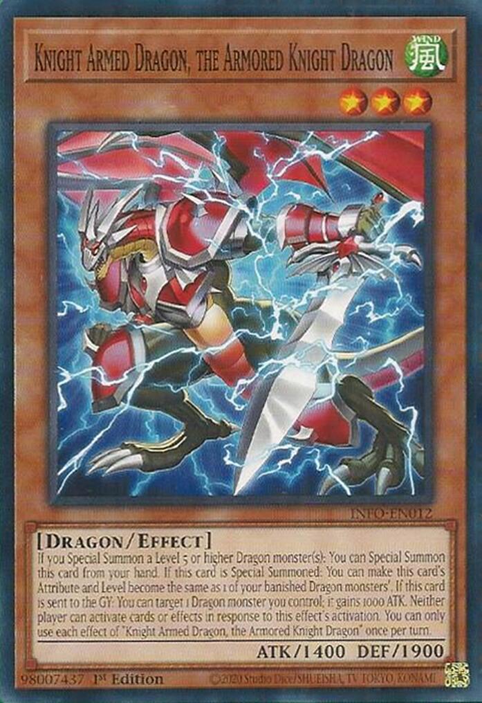 Knight Armed Dragon, the Armored Knight Dragon [INFO-EN012] Common | Exor Games New Glasgow