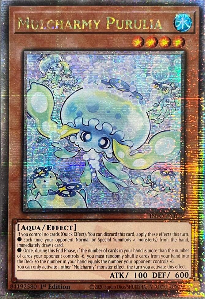 Mulcharmy Purulia (Quarter Century Secret Rare) [INFO-EN027] Quarter Century Secret Rare | Exor Games New Glasgow