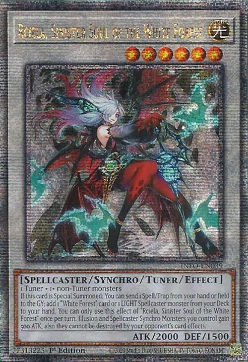 Rciela, Sinister Soul of the White Forest (Quarter Century Secret Rare) [INFO-EN039] Quarter Century Secret Rare | Exor Games New Glasgow