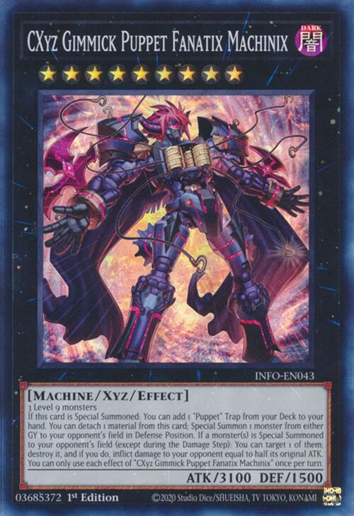 CXyz Gimmick Puppet Fanatix Machinix [INFO-EN043] Super Rare | Exor Games New Glasgow