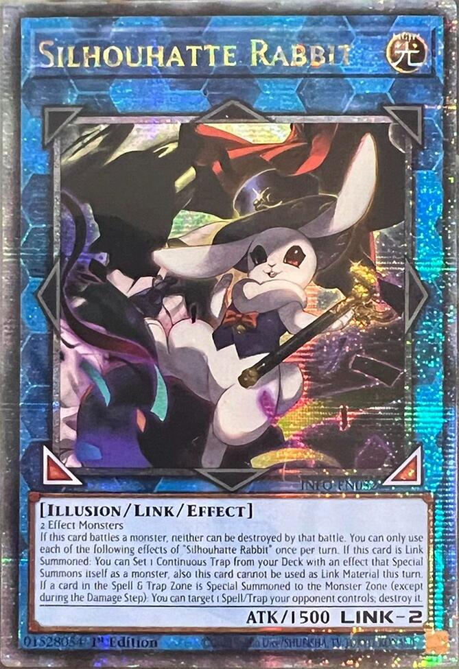 Silhouhatte Rabbit (Quarter Century Secret Rare) [INFO-EN052] Quarter Century Secret Rare | Exor Games New Glasgow