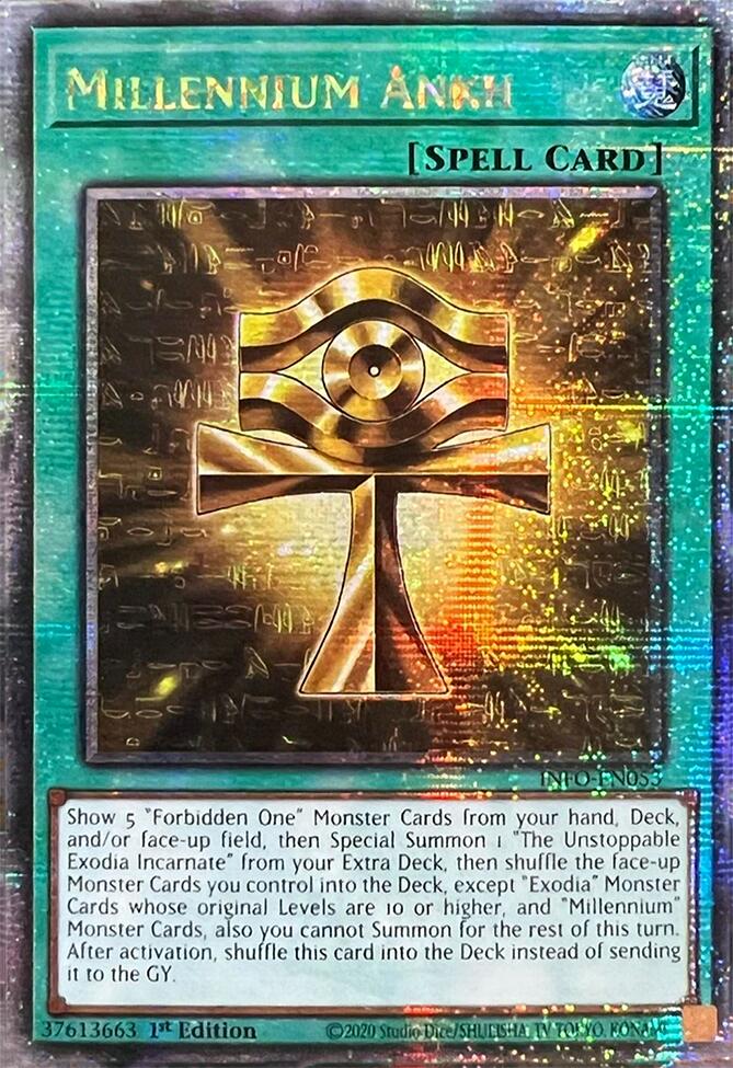 Millennium Ankh (Quarter Century Secret Rare) [INFO-EN053] Quarter Century Secret Rare | Exor Games New Glasgow