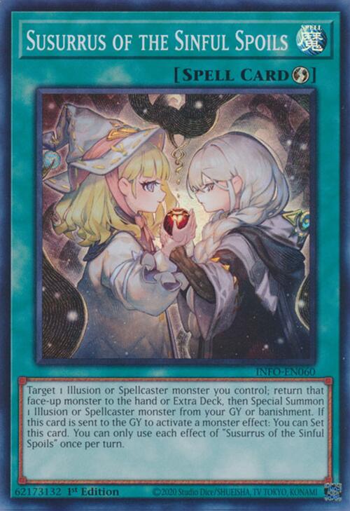 Susurrus of the Sinful Spoils [INFO-EN060] Super Rare | Exor Games New Glasgow