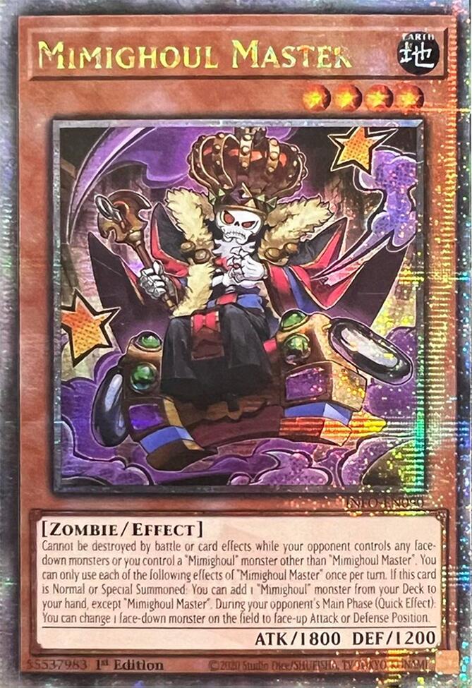 Mimighoul Master (Quarter Century Secret Rare) [INFO-EN090] Quarter Century Secret Rare | Exor Games New Glasgow