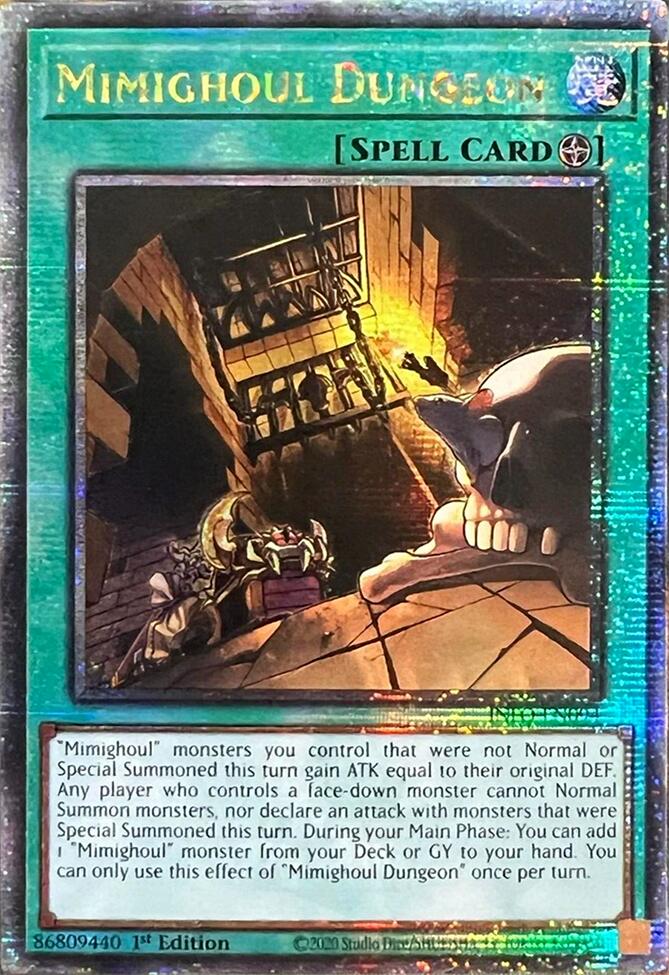 Mimighoul Dungeon (Quarter Century Secret Rare) [INFO-EN094] Quarter Century Secret Rare | Exor Games New Glasgow