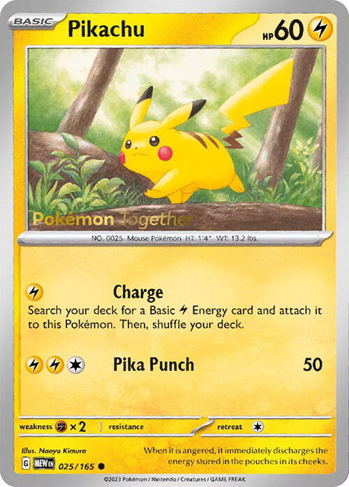 Pikachu (025/165) (PokePost Promo) [Scarlet & Violet 151] | Exor Games New Glasgow