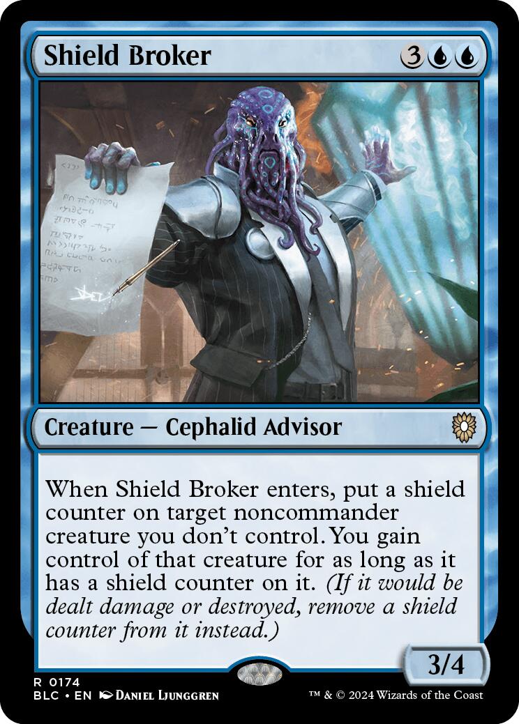 Shield Broker [Bloomburrow Commander] | Exor Games New Glasgow