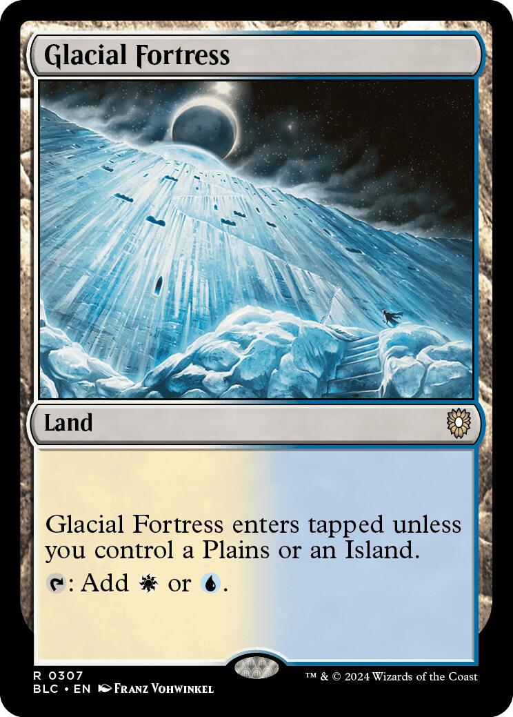 Glacial Fortress [Bloomburrow Commander] | Exor Games New Glasgow