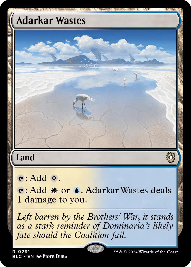 Adarkar Wastes [Bloomburrow Commander] | Exor Games New Glasgow