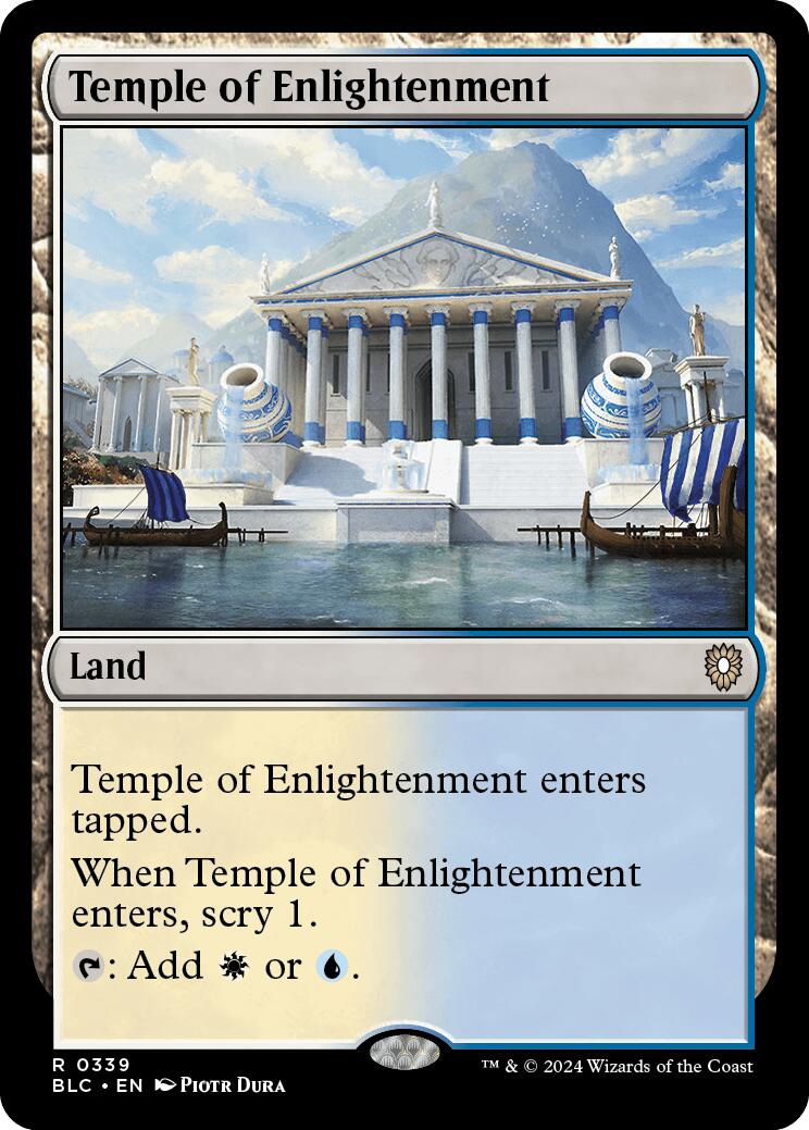 Temple of Enlightenment [Bloomburrow Commander] | Exor Games New Glasgow