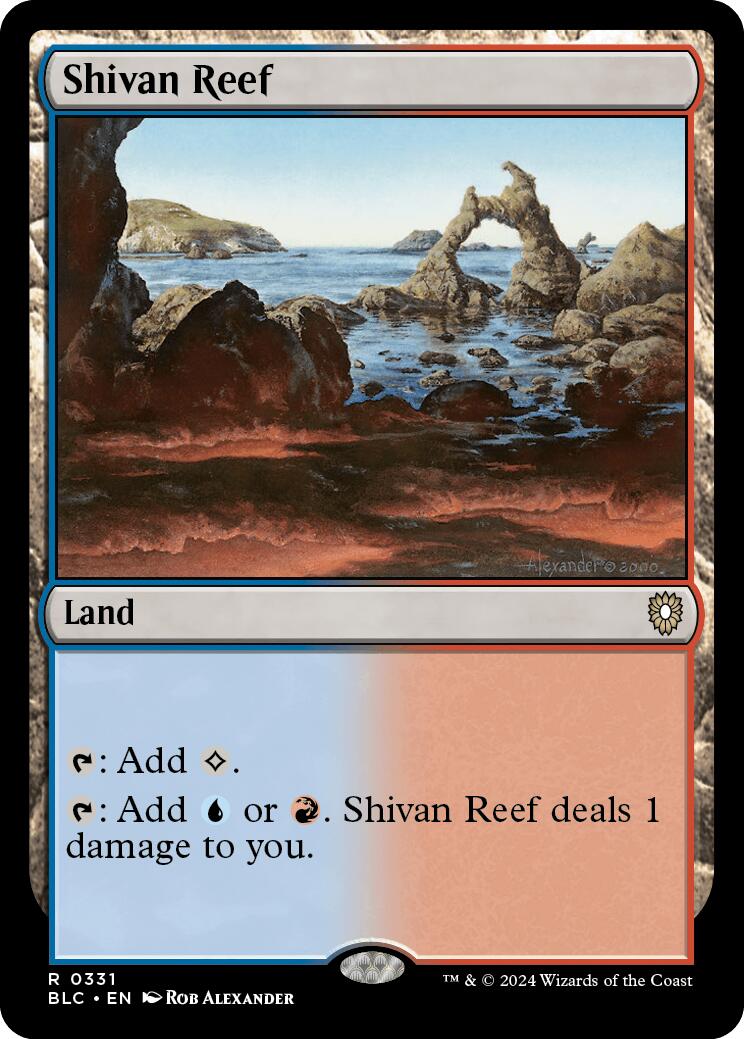 Shivan Reef [Bloomburrow Commander] | Exor Games New Glasgow