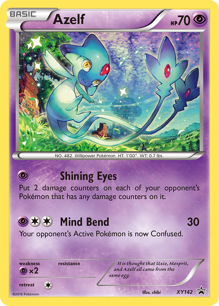 Azelf (XY142) [XY: Black Star Promos] | Exor Games New Glasgow