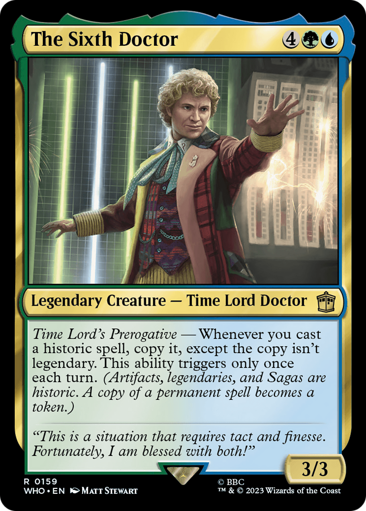 The Sixth Doctor [Doctor Who] | Exor Games New Glasgow