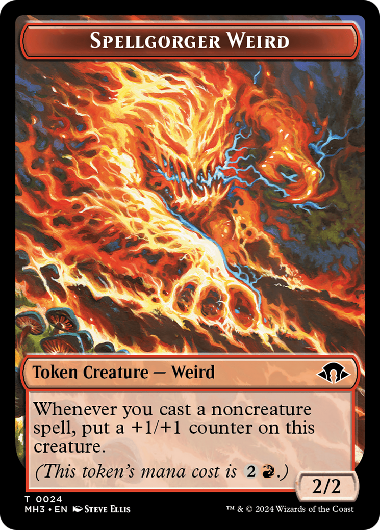 Spellgorger Weird Token [Modern Horizons 3 Tokens] | Exor Games New Glasgow