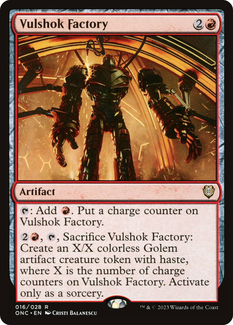 Vulshok Factory [Phyrexia: All Will Be One Commander] | Exor Games New Glasgow