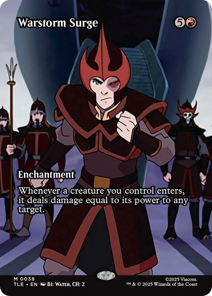 Warstorm Surge (Borderless) [Avatar: The Last Airbender: Eternal-Legal] | Exor Games New Glasgow