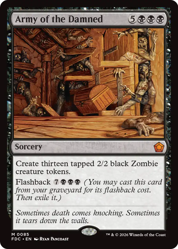 Army of the Damned [Foundations Commander] | Exor Games New Glasgow