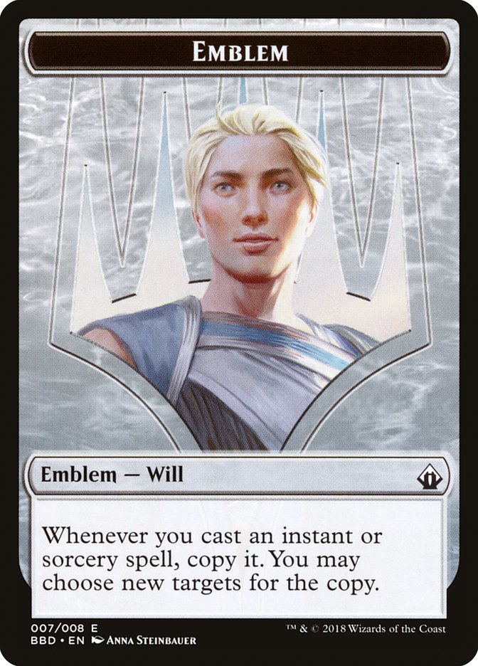 Will Kenrith Emblem [Battlebond Tokens] | Exor Games New Glasgow