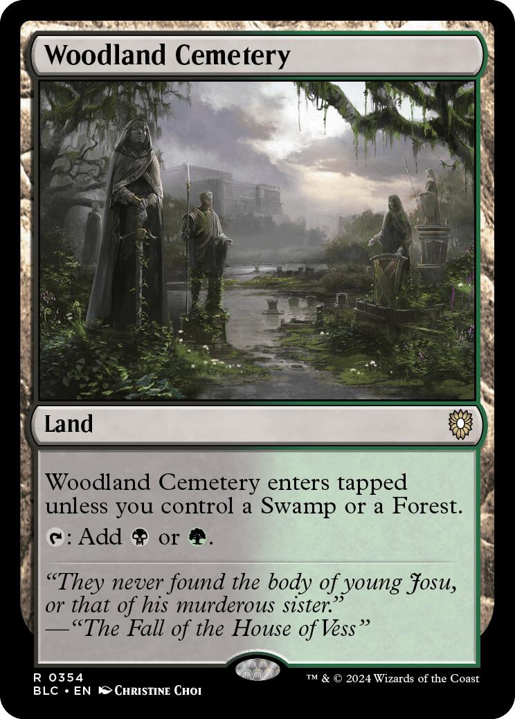 Woodland Cemetery [Bloomburrow Commander] | Exor Games New Glasgow