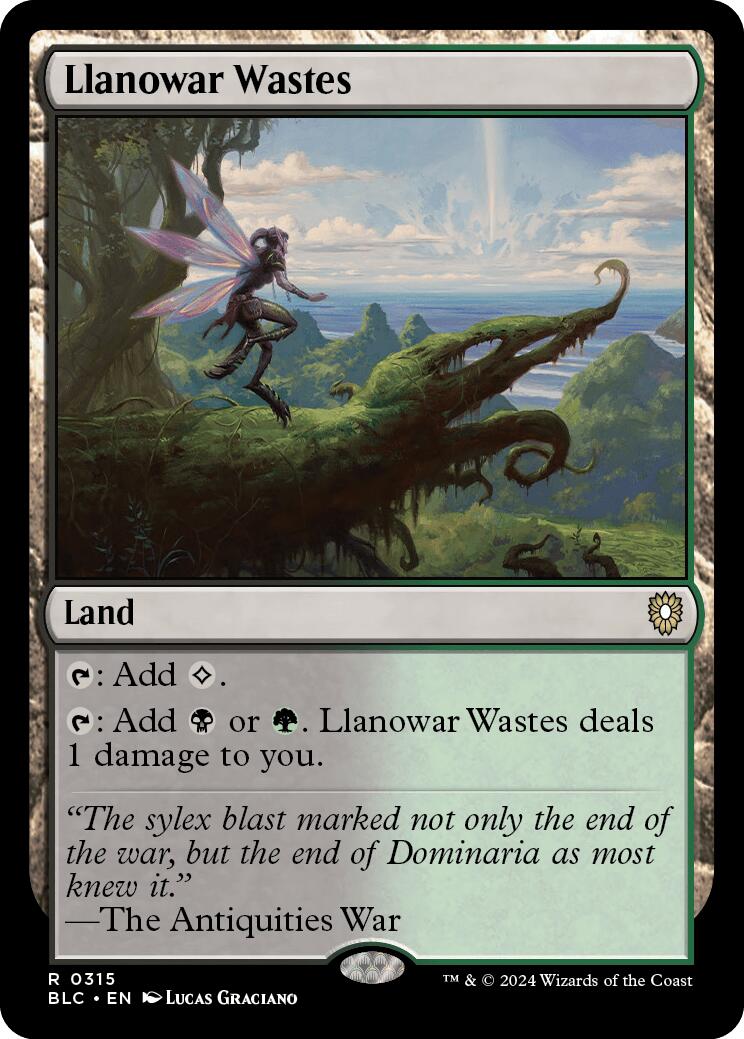 Llanowar Wastes [Bloomburrow Commander] | Exor Games New Glasgow