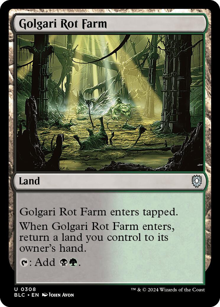 Golgari Rot Farm [Bloomburrow Commander] | Exor Games New Glasgow