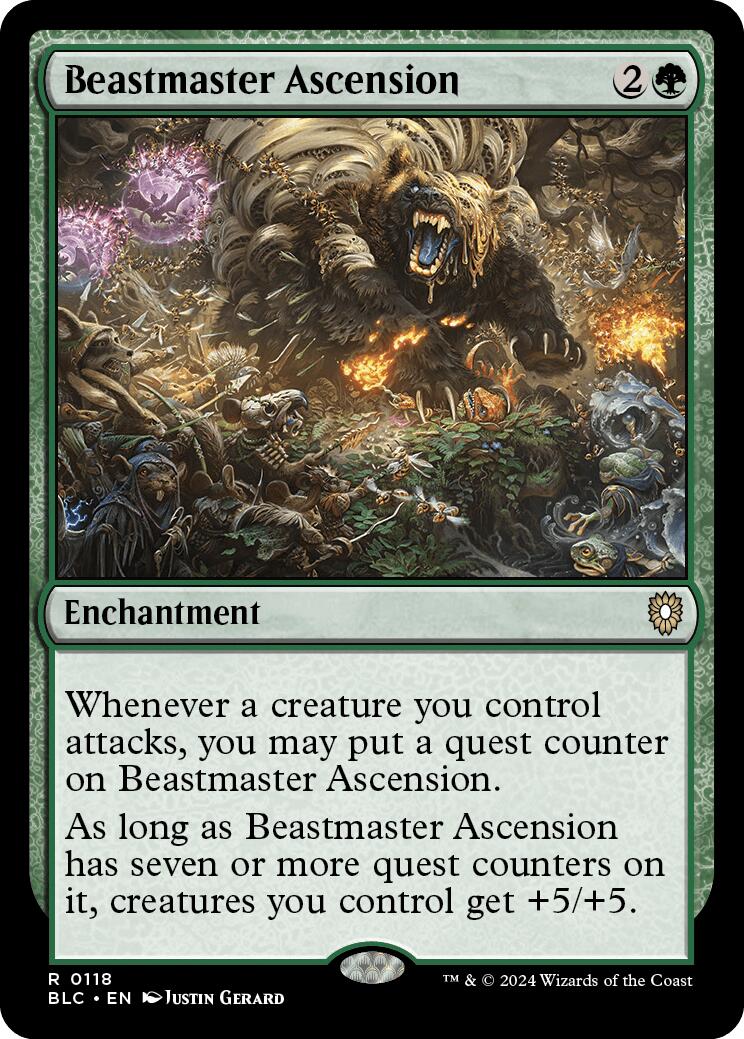 Beastmaster Ascension [Bloomburrow Commander] | Exor Games New Glasgow