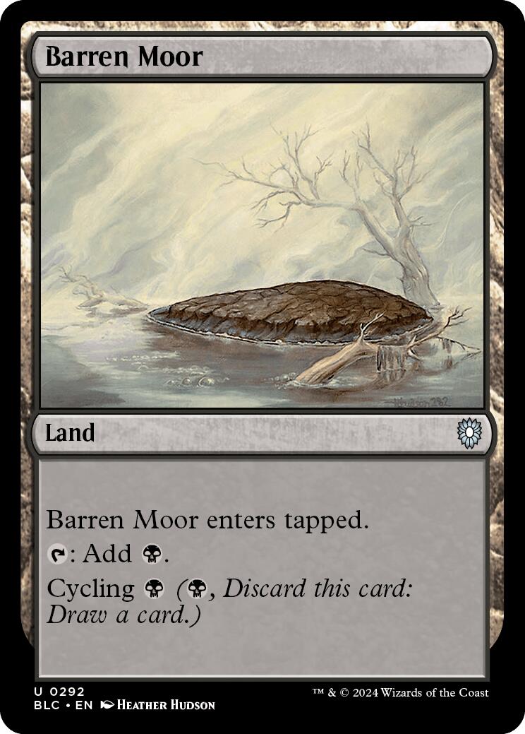 Barren Moor [Bloomburrow Commander] | Exor Games New Glasgow