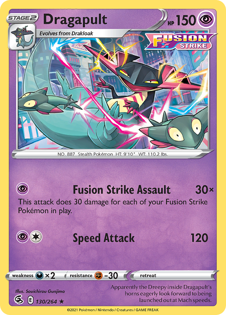 Dragapult (130/264) (Theme Deck Exclusive) [Sword & Shield: Fusion Strike] | Exor Games New Glasgow