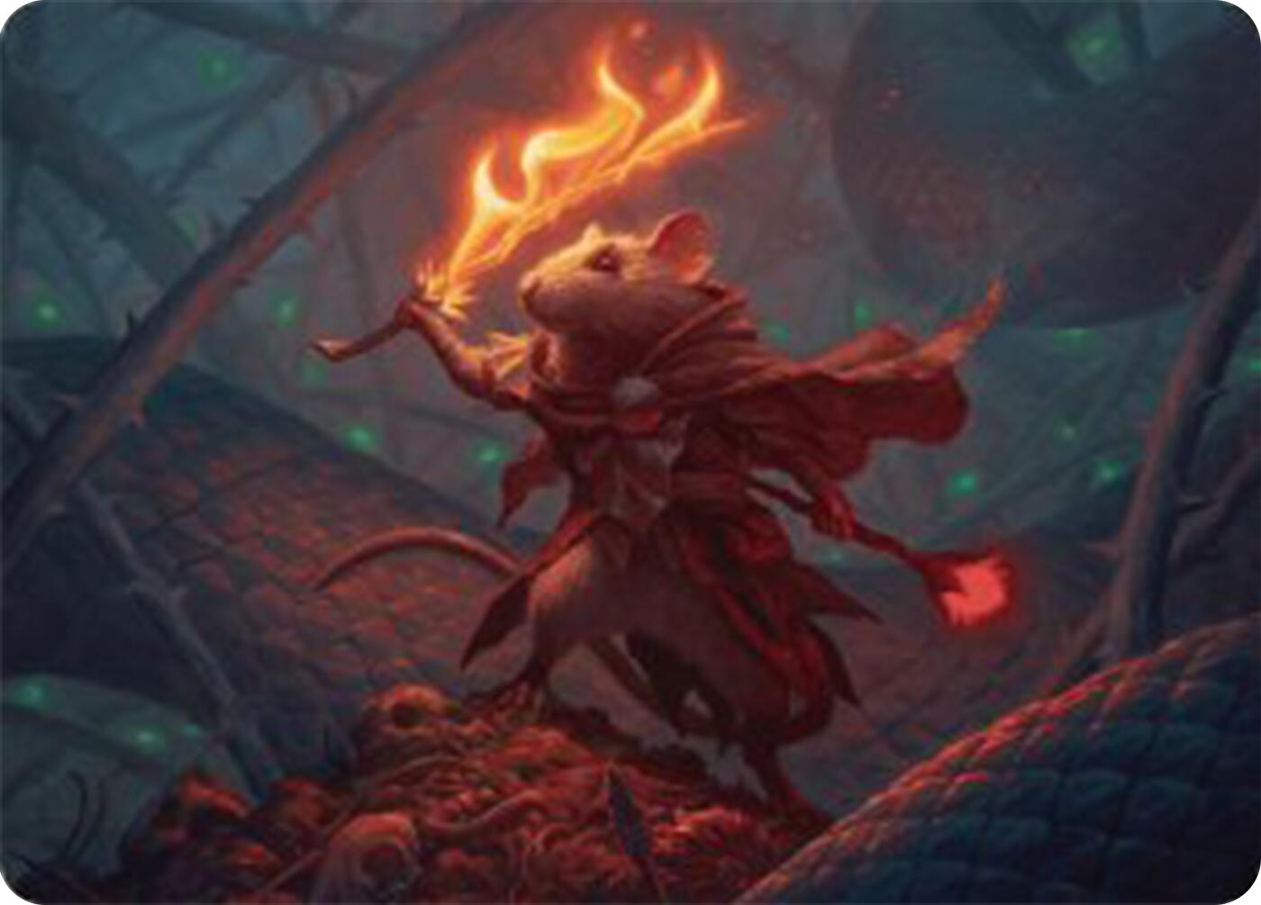 Emberheart Challenger Art Card [Bloomburrow Art Series] | Exor Games New Glasgow